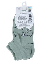 Grüne Pier Lone Kitten Socken für Mädchen P-1714-17625