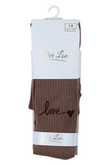 Mädchenstrumpfhose in Braun, Pier Lone PL-2428-291025