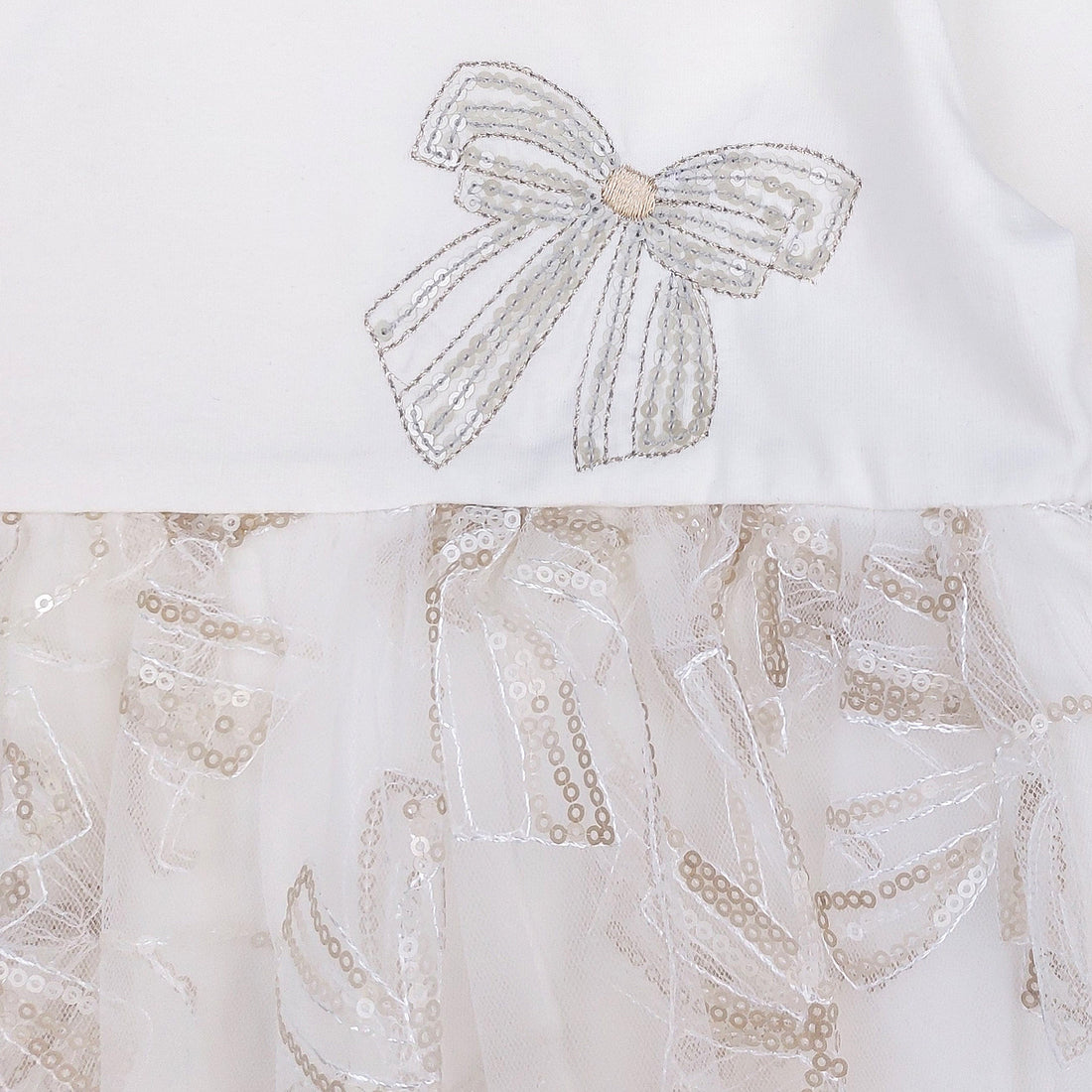 Elegantes Mädchenkleid creme 19208-7524 GKMOD