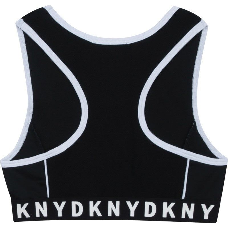 Mädchen Sporttop DKNY D35R19-09B schwarz