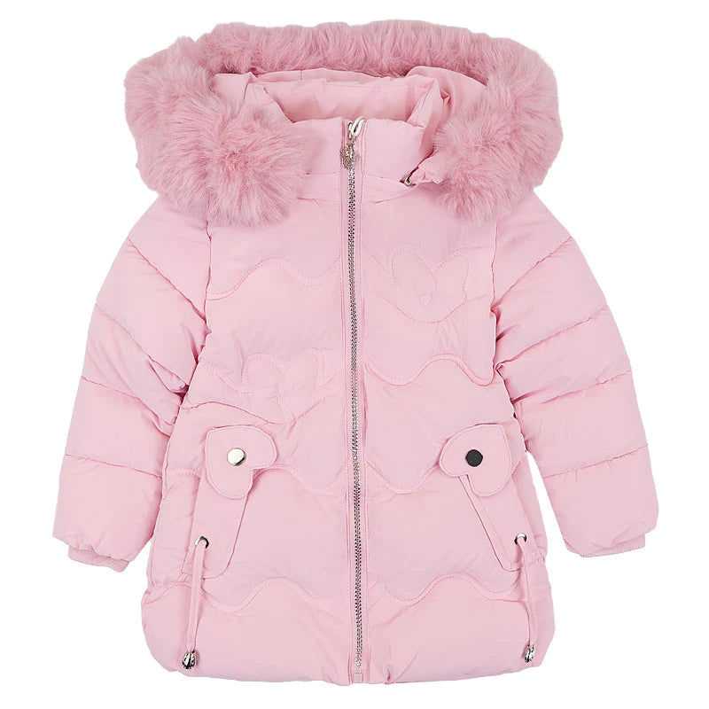 Wintermantel für Mädchen, rosa, FA691-71023 GKMOD