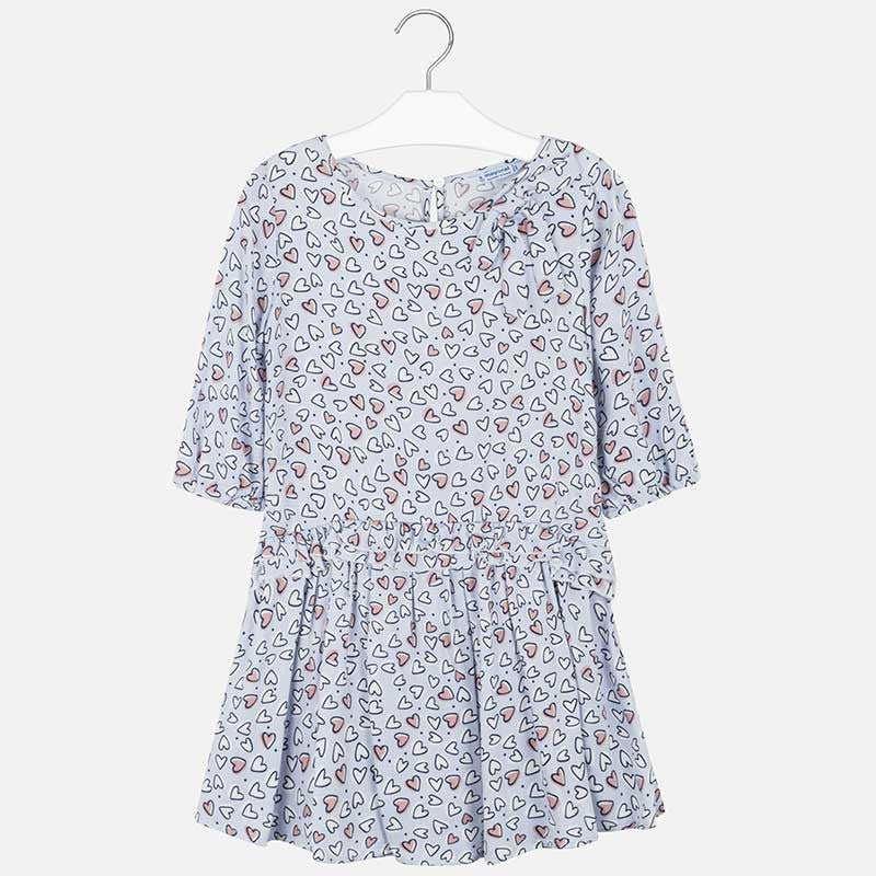 Mädchen Herzkleid Mayoral 6975-88 Blau