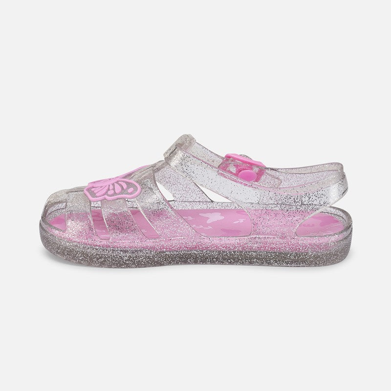 Mayoral 43308-62 silberne Strandsandalen für Mädchen