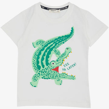 Krokodil Junge T-Shirt weiß 19263-26424 GKMOC
