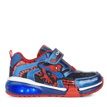 Spider-Men Geox J26FEB-011CE-C4226 Jungen-Sneaker, Farbe NAVY/ROYAL