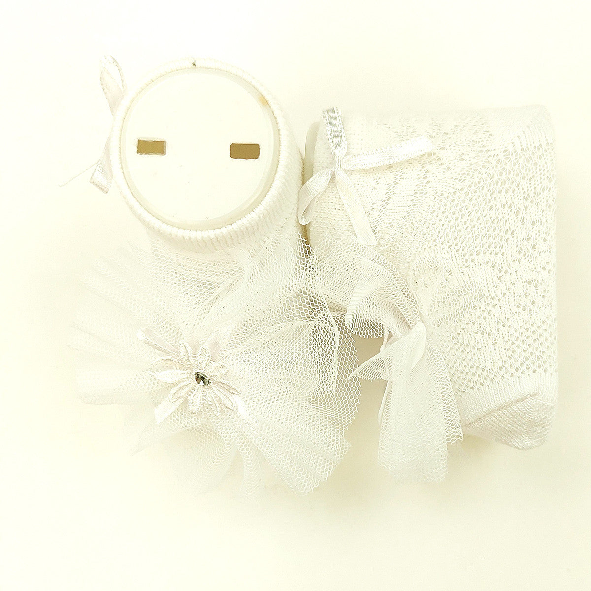 Spitzen-Duftsocken für Mädchen Creme 4070-7524 GKMOD