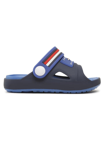 TOMMY HILFIGER T3X2-32914-0083X605 Jungen Flip-Flops, marineblau