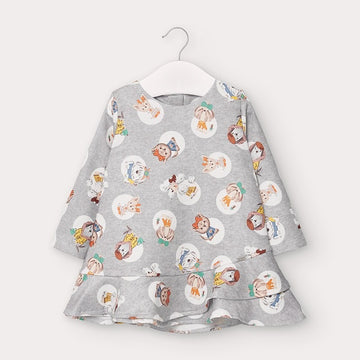 Mädchen Freizeitkleid Mayoral 2963-27 silber