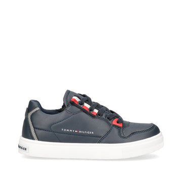 TOMMY HILFIGER T3B4-32063-0193800 Jungen-Sneaker, Marineblau