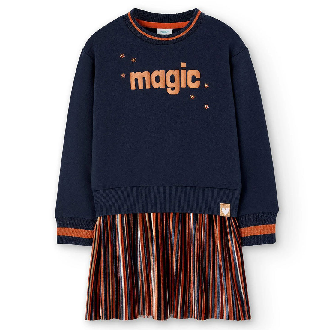 Boboli Kleid 447061-2440 marineblau