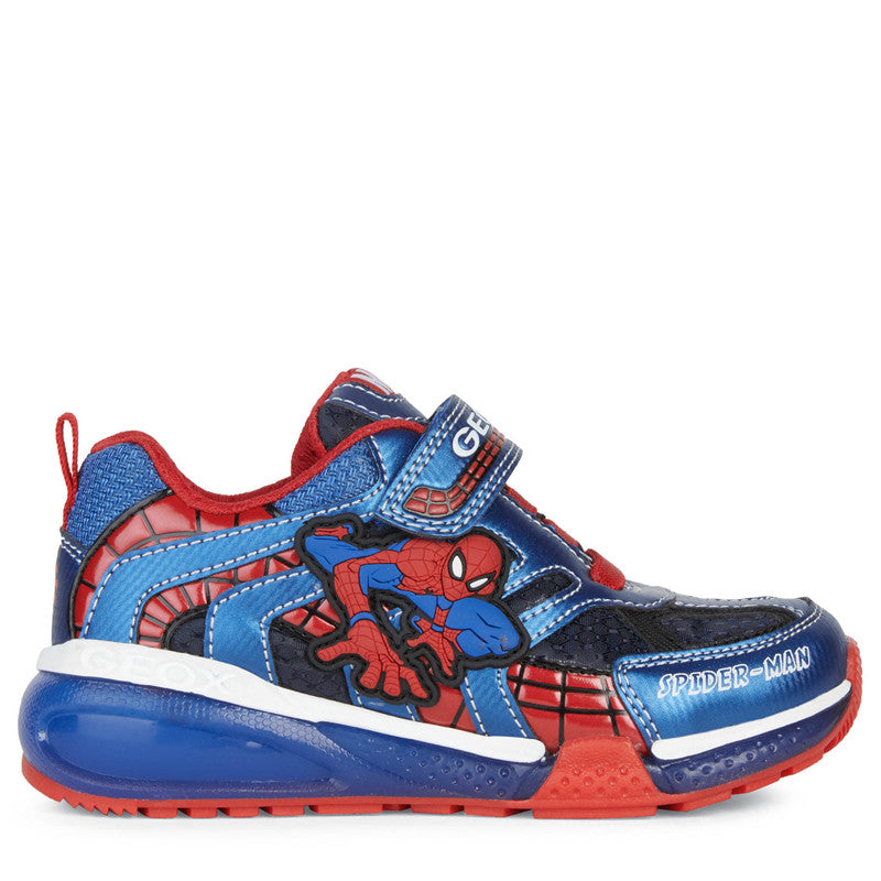 Spider-Men Geox J26FEB-011CE-C4226 Jungen-Sneaker, Farbe NAVY/ROYAL