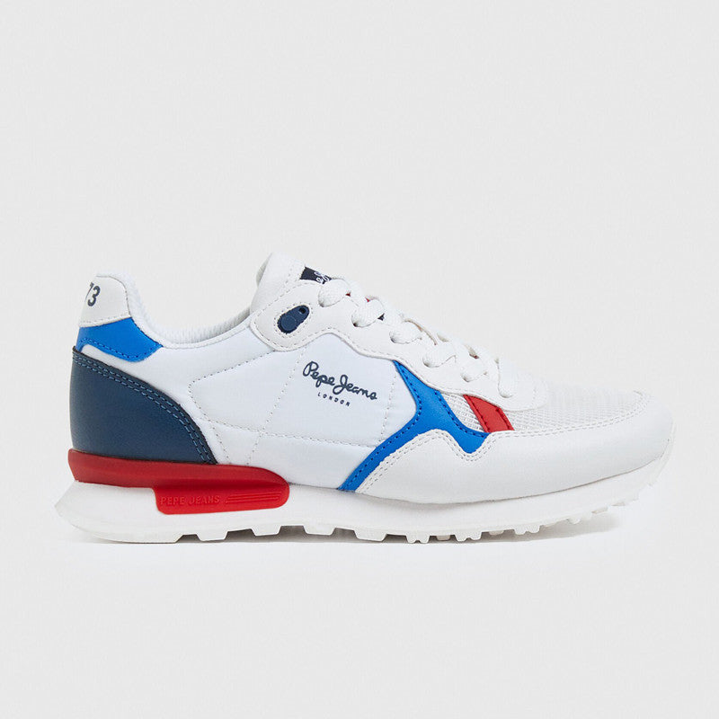 Pepe Jeans Sneakers BRITT REBIRTH BOYS Junior Junge PBS30518-800 WEISS