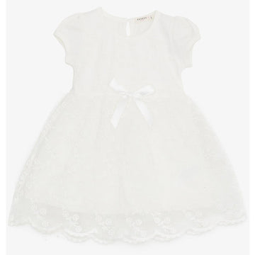 Elegantes Mädchenkleid creme 18558-9424 GKMOD