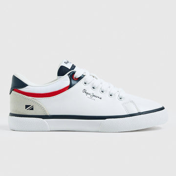Pepe Jeans Sneakers KENTON CLASS BOY SS22 Junior Junge PBS30511-800 WEISS