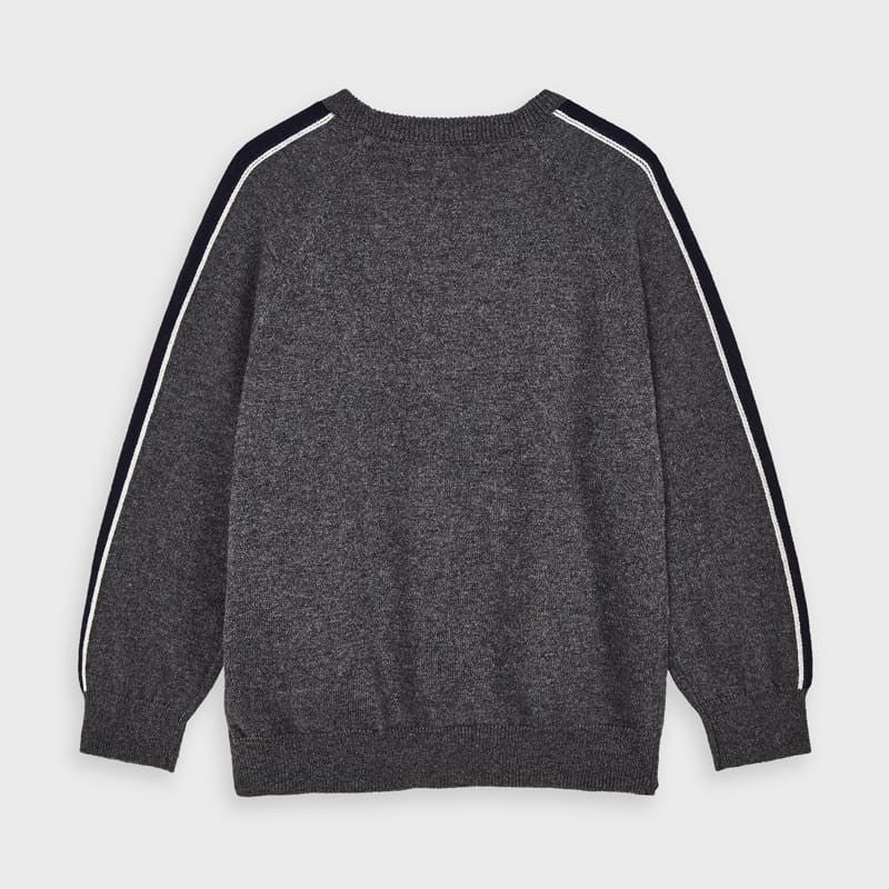 Jungenpullover mit Stickerei Mayoral 4330-67 Grau