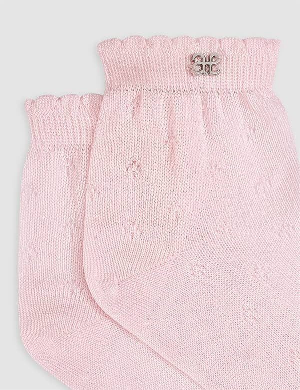 Durchbrochene Socken für Mädchen Abel &amp; Lula 5409-97 rosa