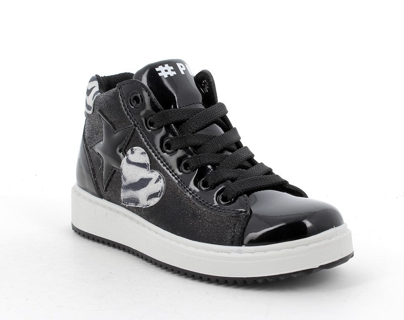 Primigi 8378111, Mädchen Sneaker, Schwarz