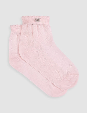 Durchbrochene Socken für Mädchen Abel &amp; Lula 5409-97 rosa