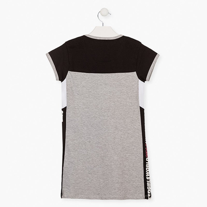 Mädchen Sportkleid Losan 114-7007AL-582 Farbe Grau