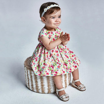 Mayoral Mädchen Blumenkleid 1973-10 Bunt