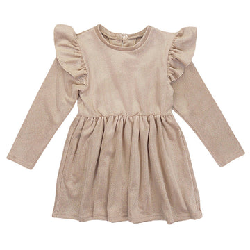 Glänzendes Kleid für Mädchen Gold 79456-131123 GKMOD