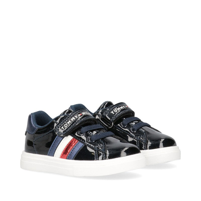 TOMMY HILFIGER T1A4-31149-1238800 Mädchen Sneaker, marineblau