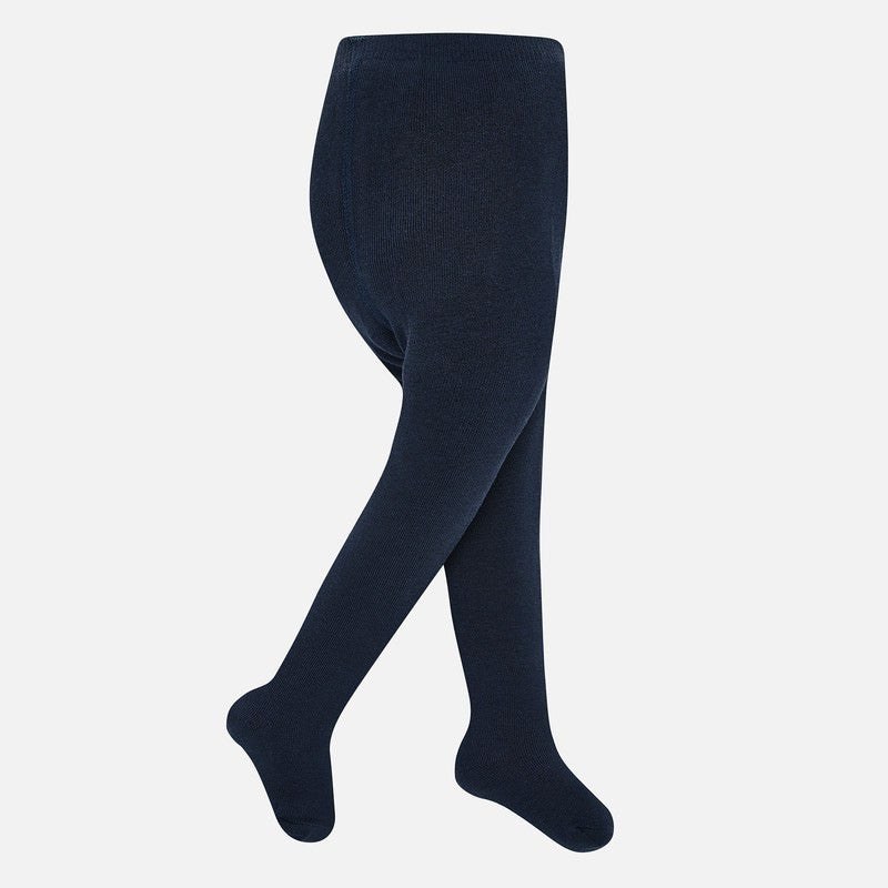 Warme glatte Strumpfhose für Mädchen Mayoral 10669-40 Marineblau
