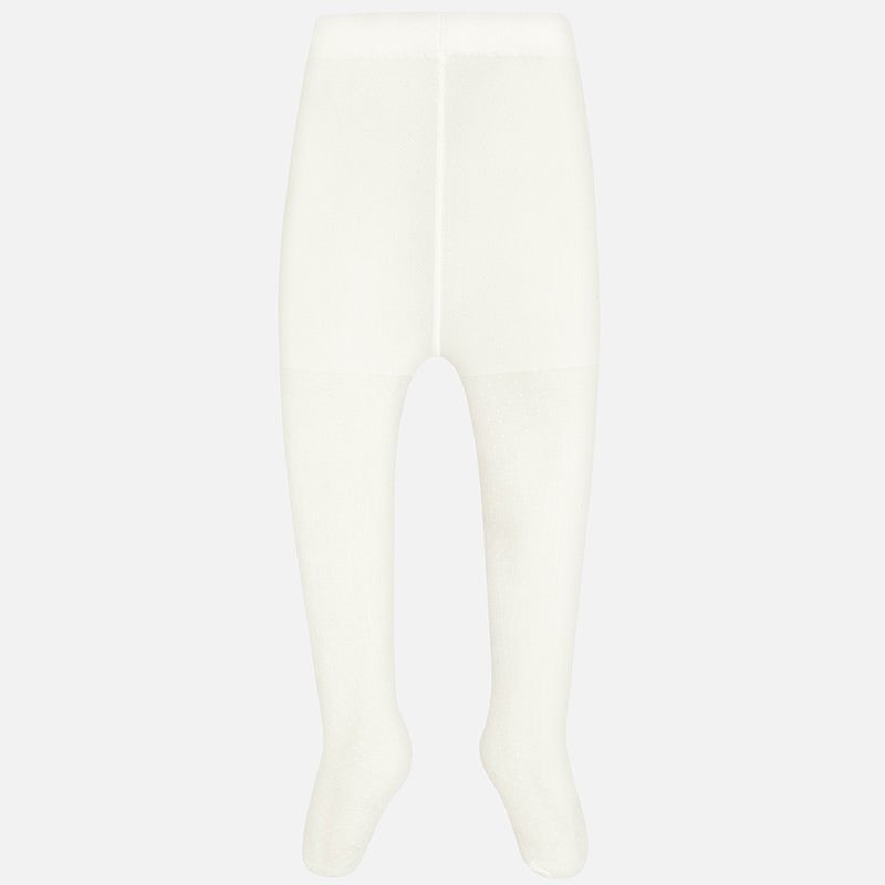 Mayoral 10778-77 Cremefarbene Strumpfhose für Mädchen