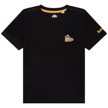 TIMBERLAND T25S87-09B Jungen T-Shirt, schwarz