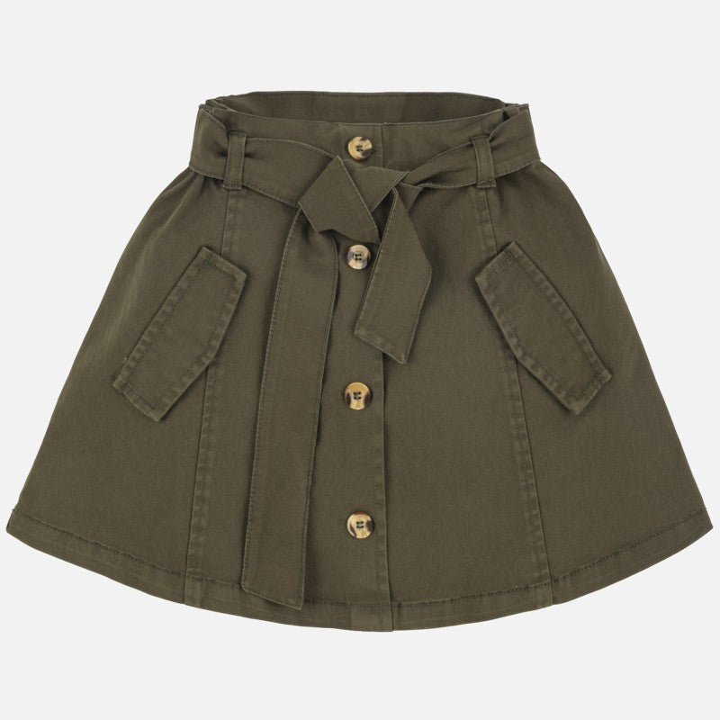 Rock mit Knöpfen für Mädchen Mayoral 6950-19 Grün