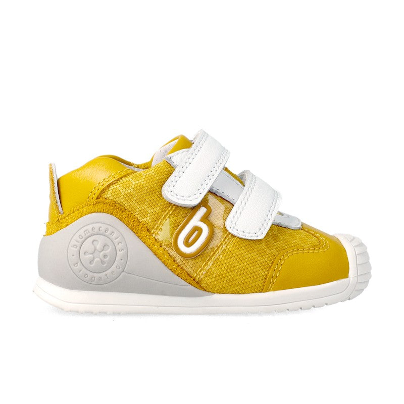 Jungen-Sneaker Biomecanics 212155-B Bananenfarbe