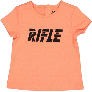 T-Shirt für Mädchen RIFLE 24116-01 Farbe Orange