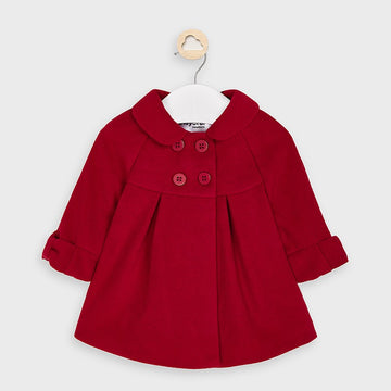 Eleganter Mantel für Mädchen Mayoral 2466-45 Rot