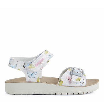 Mädchensandalen Geox J15EAB-000QD-C1007 silber