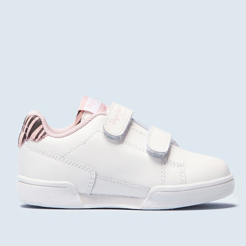 Pepe Jeans LAMBERT ZEBRA KIDS Junior-Mädchen-Sneaker PGS30514-802 weiß