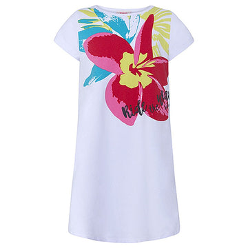 Mädchenkleid mit Ärmeln, weiß Tuc Tuc 49824-5