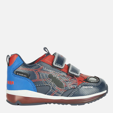 Geox B2684A-0CE54-C0735 Jungen-Leuchtsneaker, Marineblau