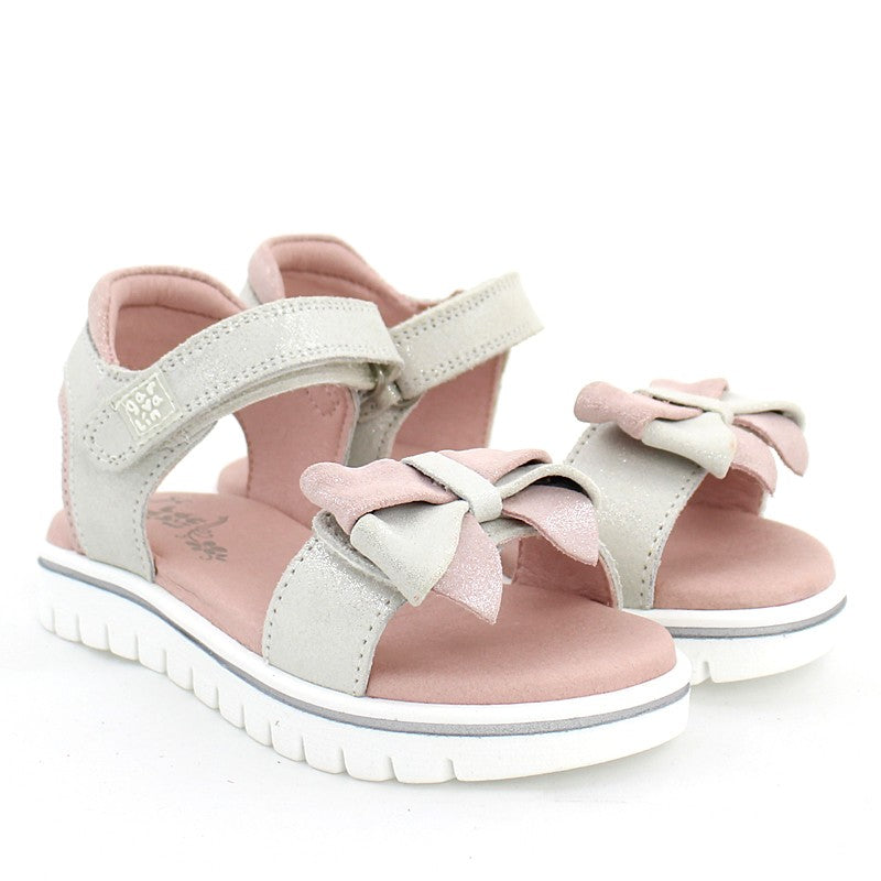 Garvalin 202653 silberne Sandalen für Mädchen