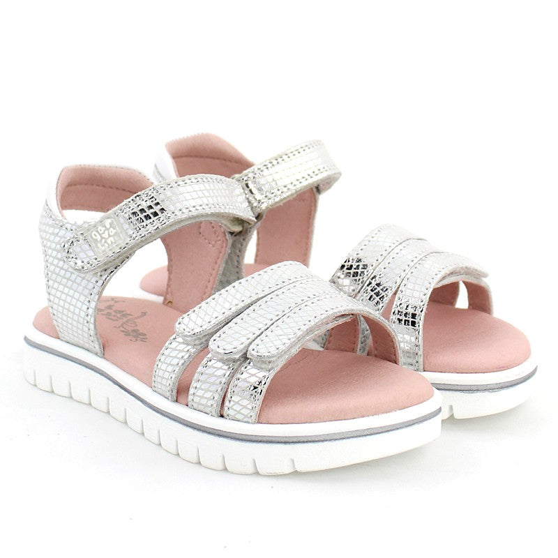Garvalin 202652 Mädchensandalen silber