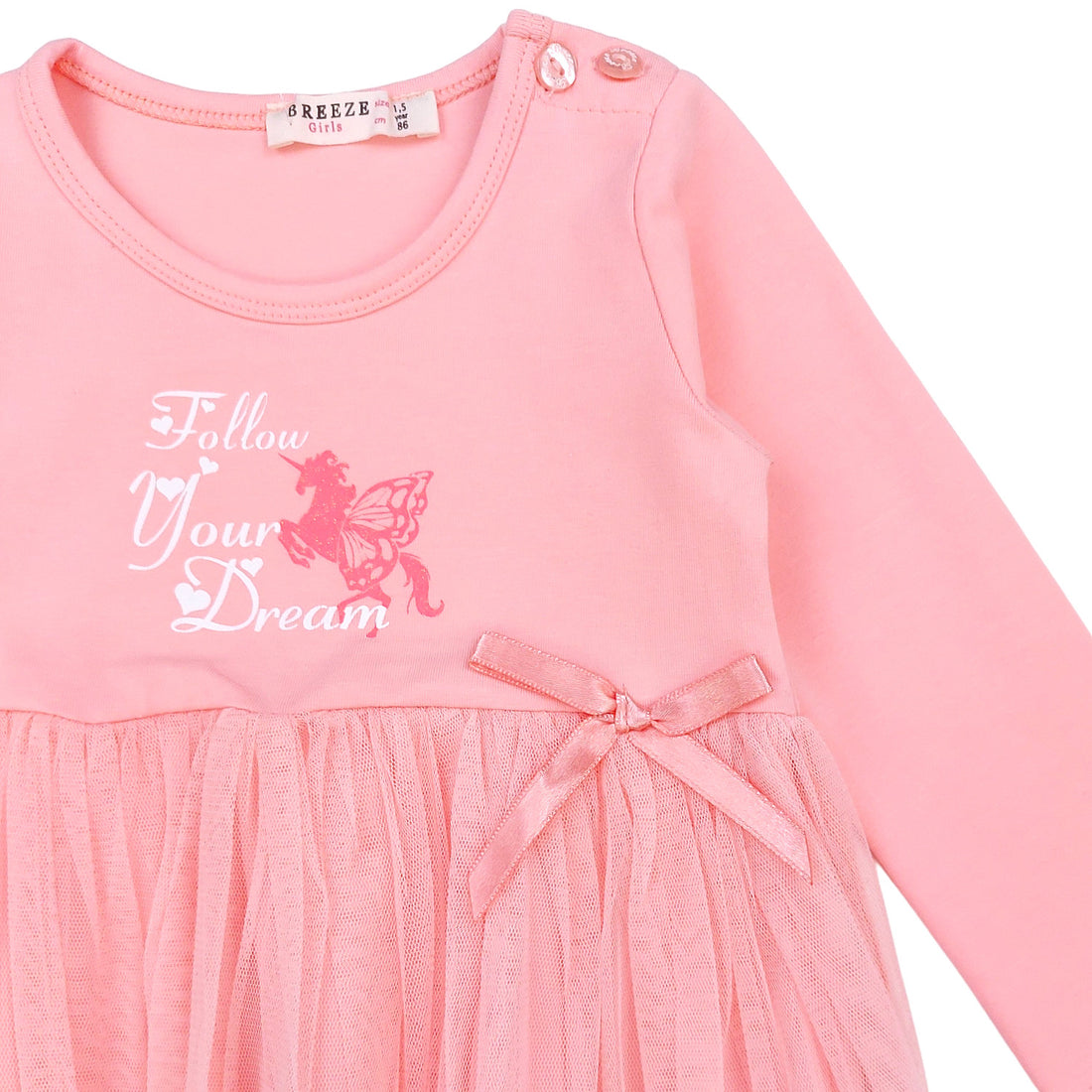 Tüllkleid für Mädchen, Rosa 19065-7524 GKMOD