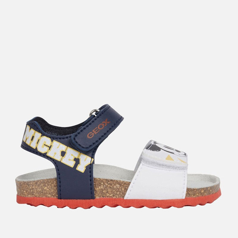 Geox B152QC-000BC-C4211 Jungen Sandalen, Marineblau/Weiß