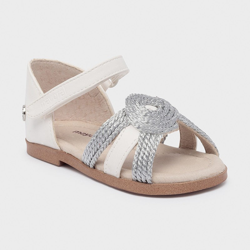 Mayoral 41264-20 weiß/silber Mädchen Sandalen