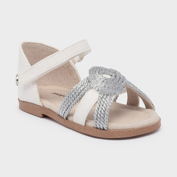 Mayoral 41264-20 weiß/silber Mädchen Sandalen