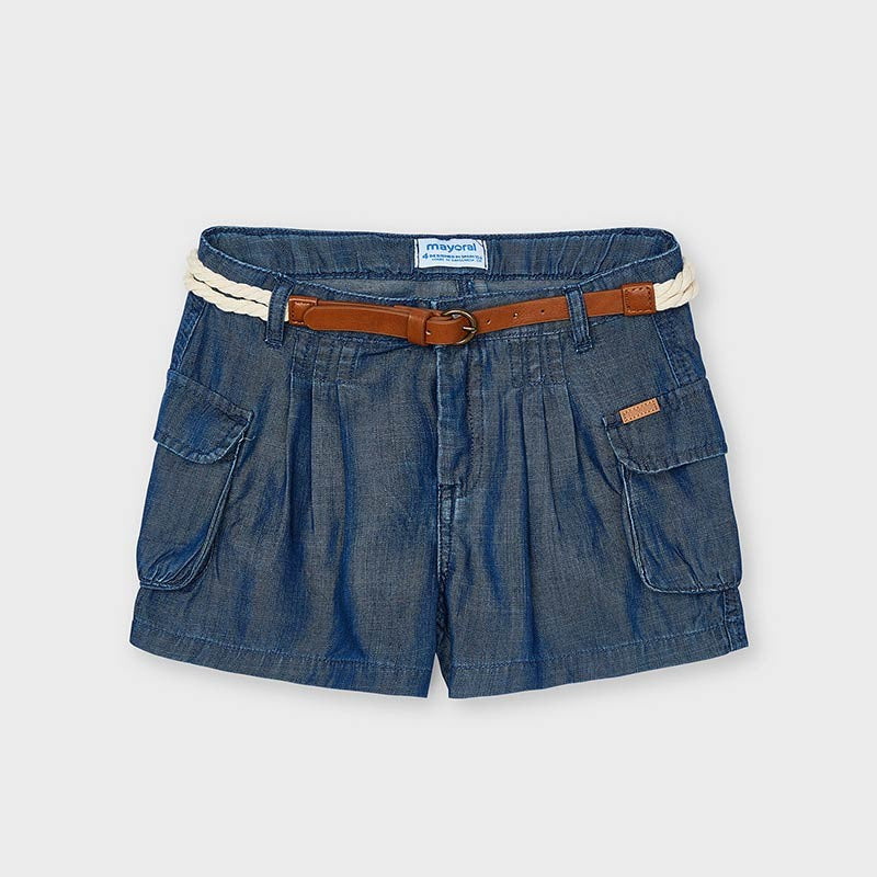 Mayoral 3205-48 Marineblaue Shorts mit Taschen für Mädchen