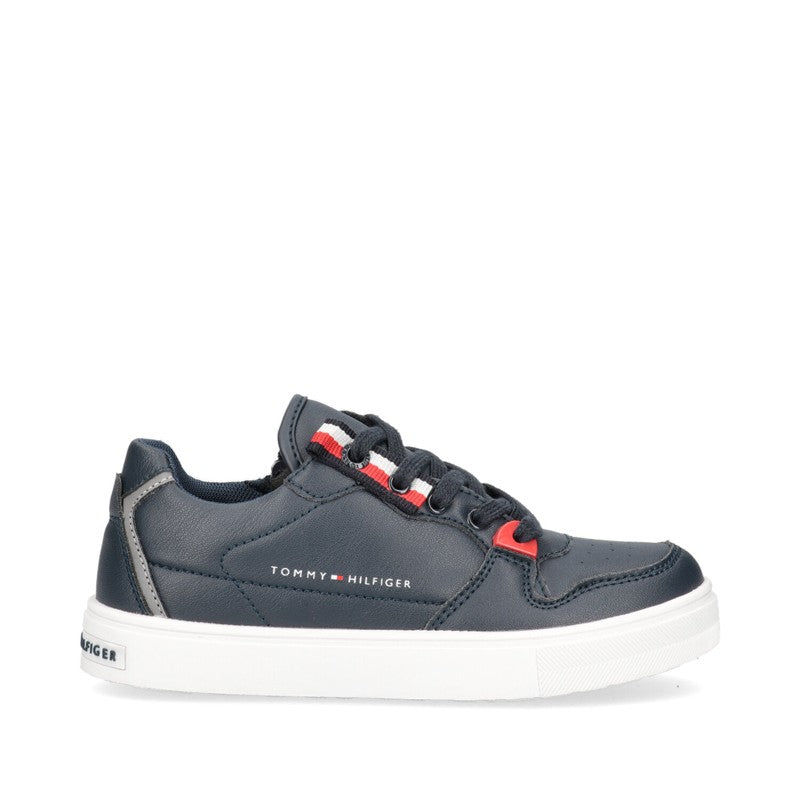 TOMMY HILFIGER T3B4-32063-0193800 Jungen-Sneaker, Marineblau