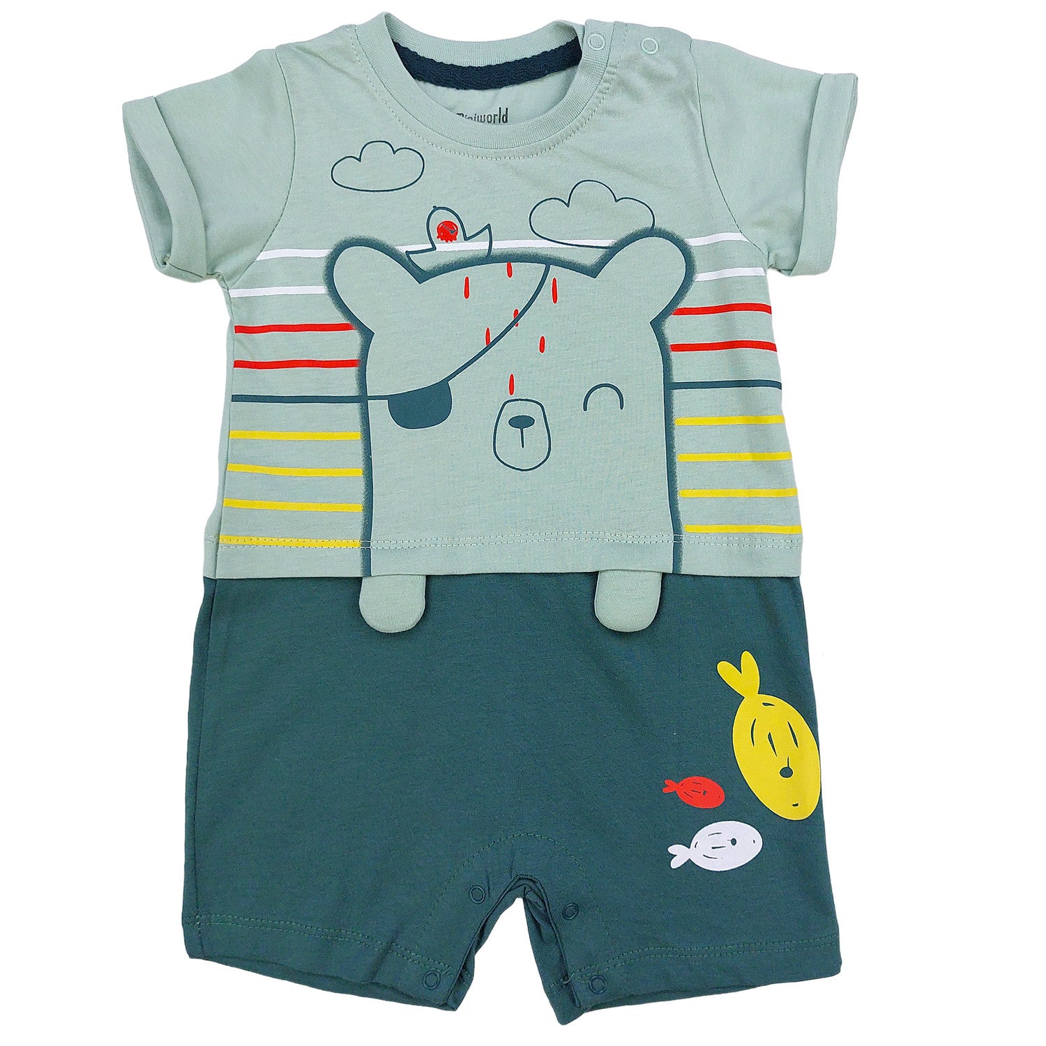 Baby Jungen Strampler grün 16897-24624 GKMOC