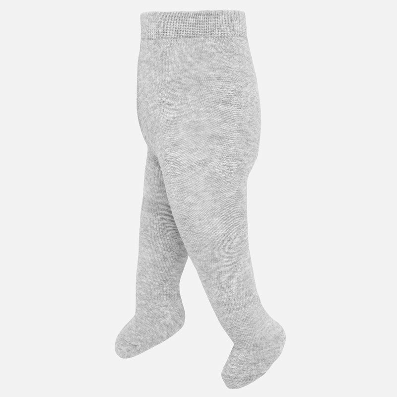 Warme Baumwollstrumpfhose für Mädchen Mayoral 10628-32 Silber