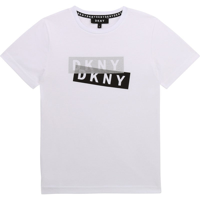 T-Shirt für Jungen DKNY D25D27-10B weiß