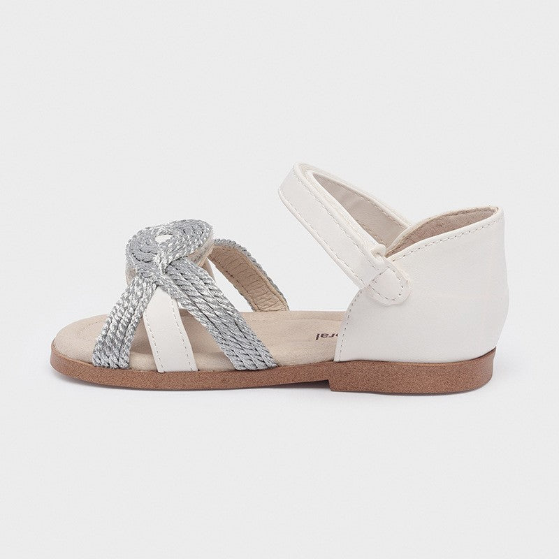 Mayoral 41264-20 weiß/silber Mädchen Sandalen