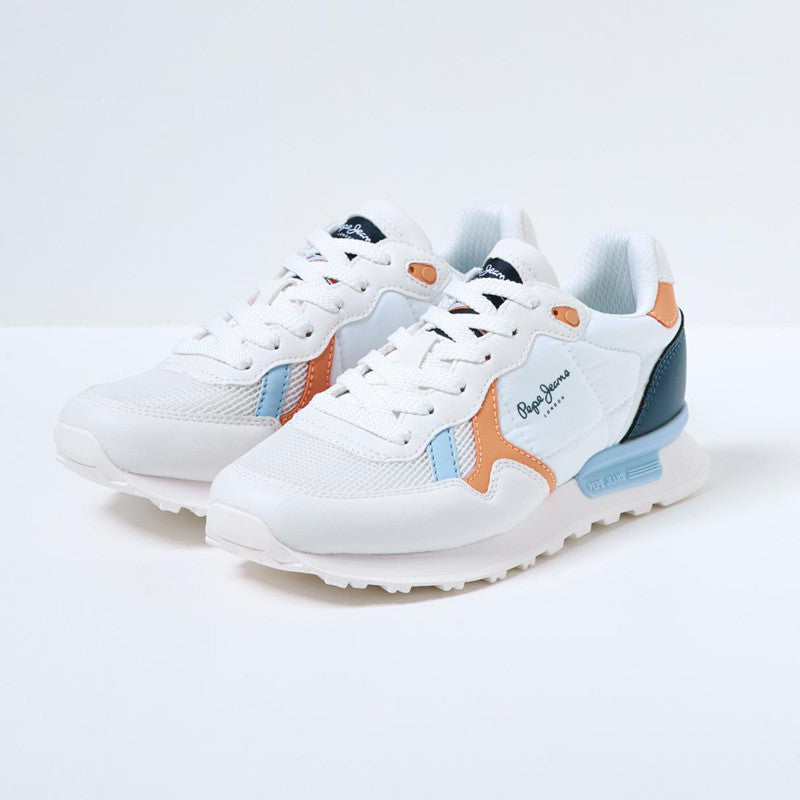 Pepe Jeans Sneakers BRITT REBIRTH GIRLS Junior Mädchen PGS30529-800 weiß